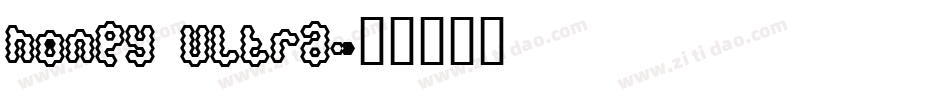 honey Ultra字体转换